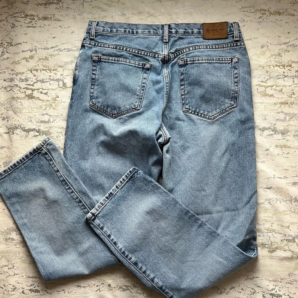 Calvin Klein y2k jeans Junior Low Rider Sandblast 32 waist - Picture 6 of 12